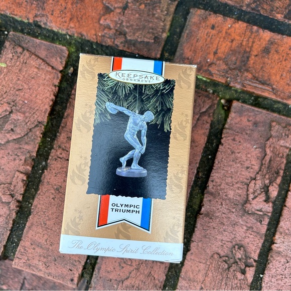 VINTAGE HALLMARK “Olympic Triumph” 1996 OLYMPIC 100 Ornament/Keepsake New in Box - Picture 2 of 6